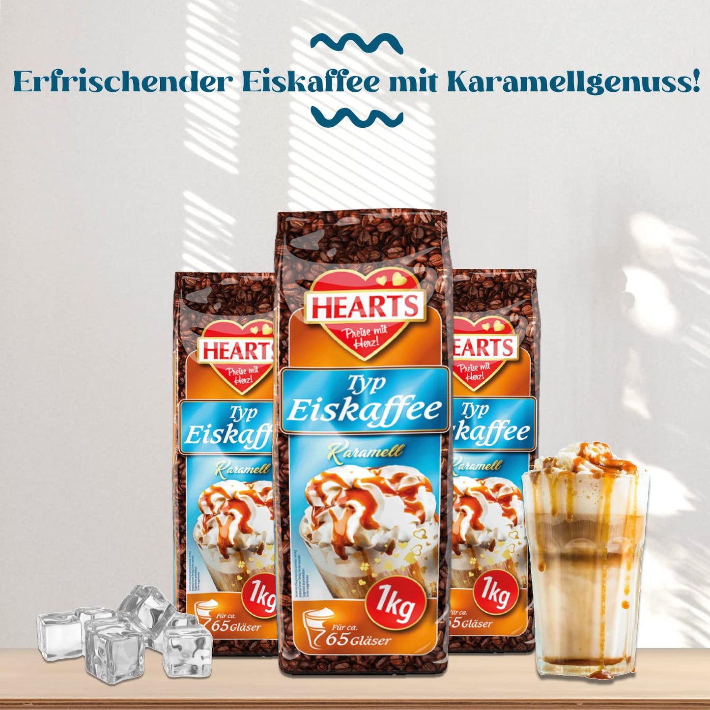 HEARTS Eiskaffee Karamell 1kg