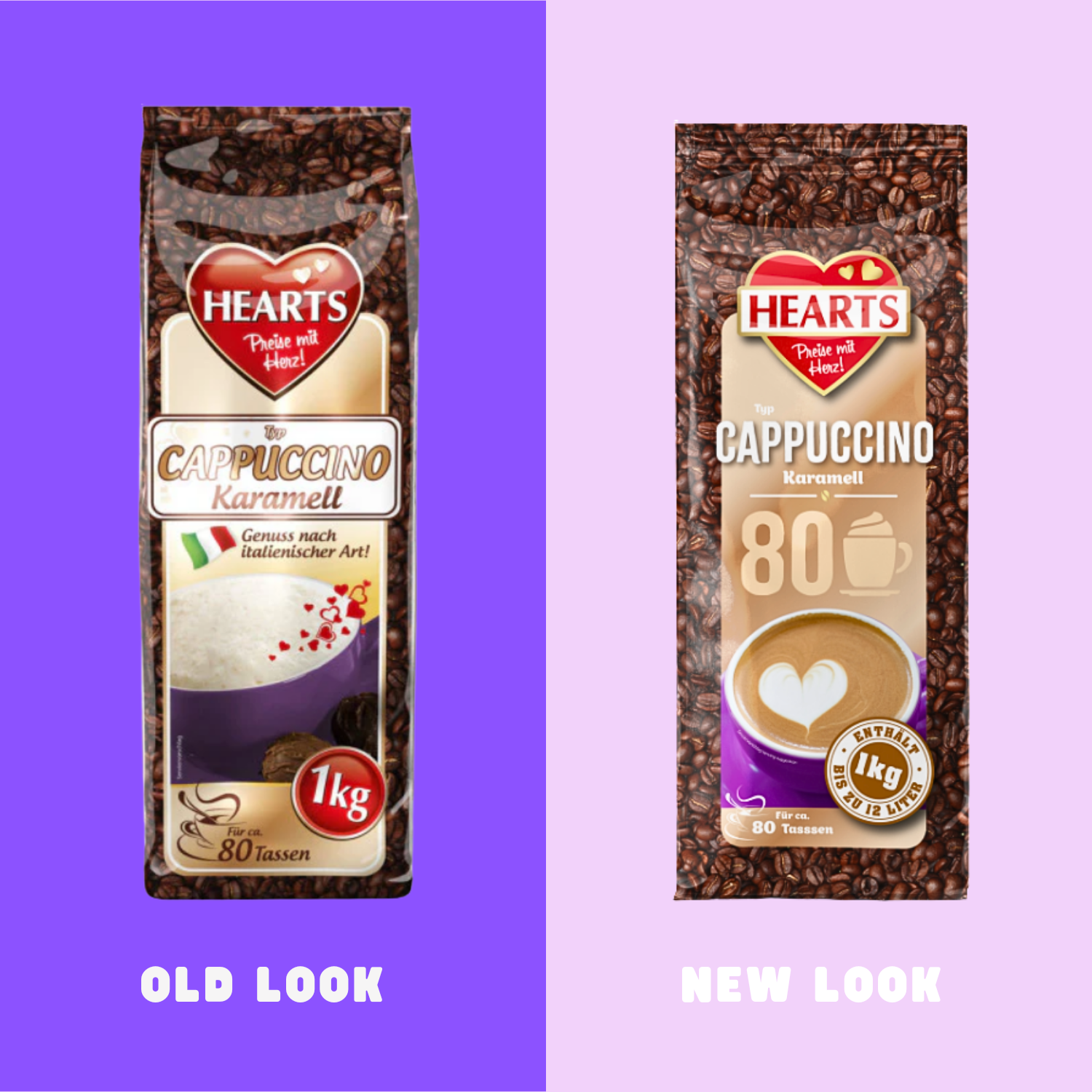 HEARTS Cappuccino Karamell 1kg