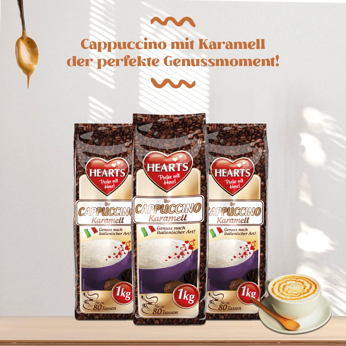 HEARTS Cappuccino Karamell 1kg