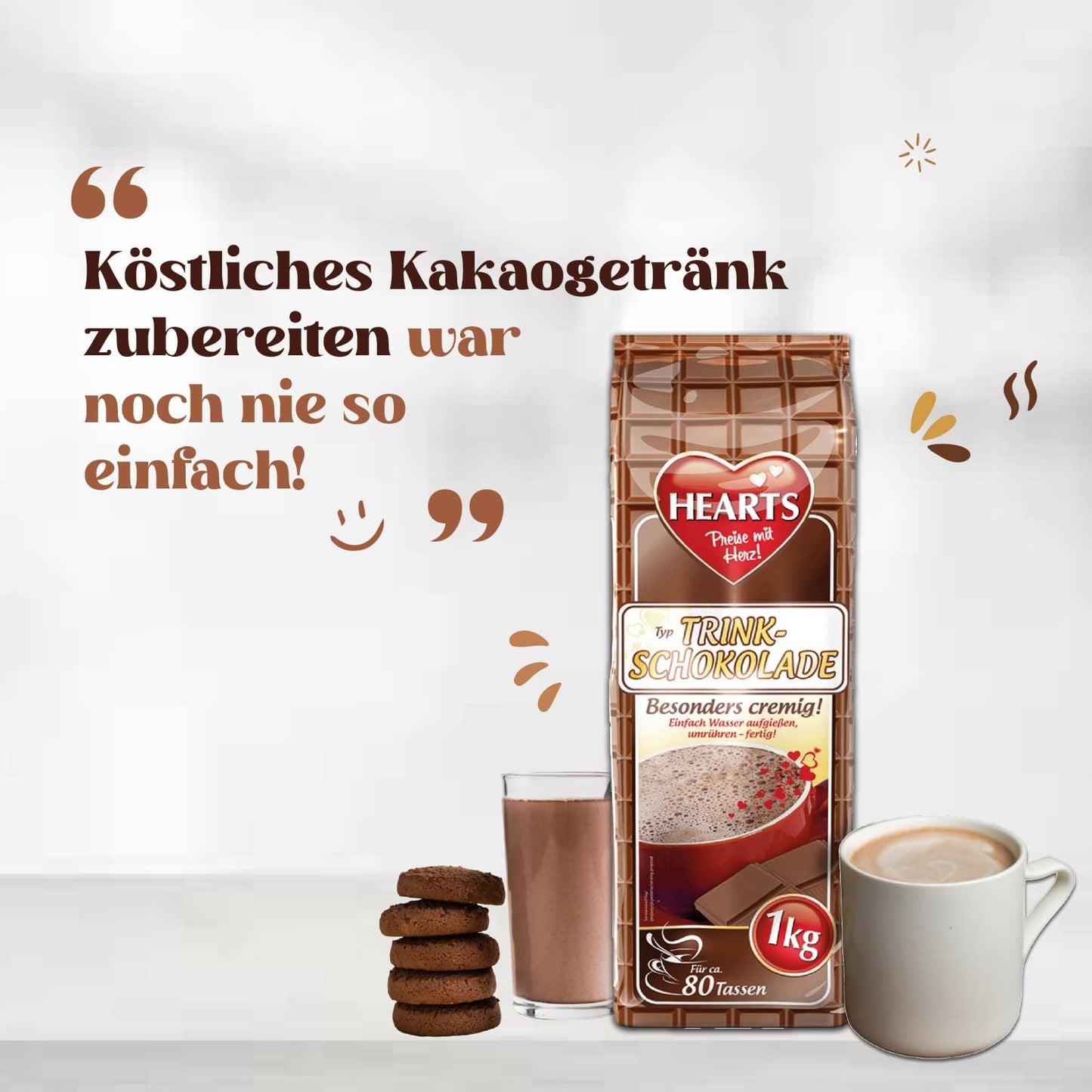 HEARTS Trinkschokolade 1kg