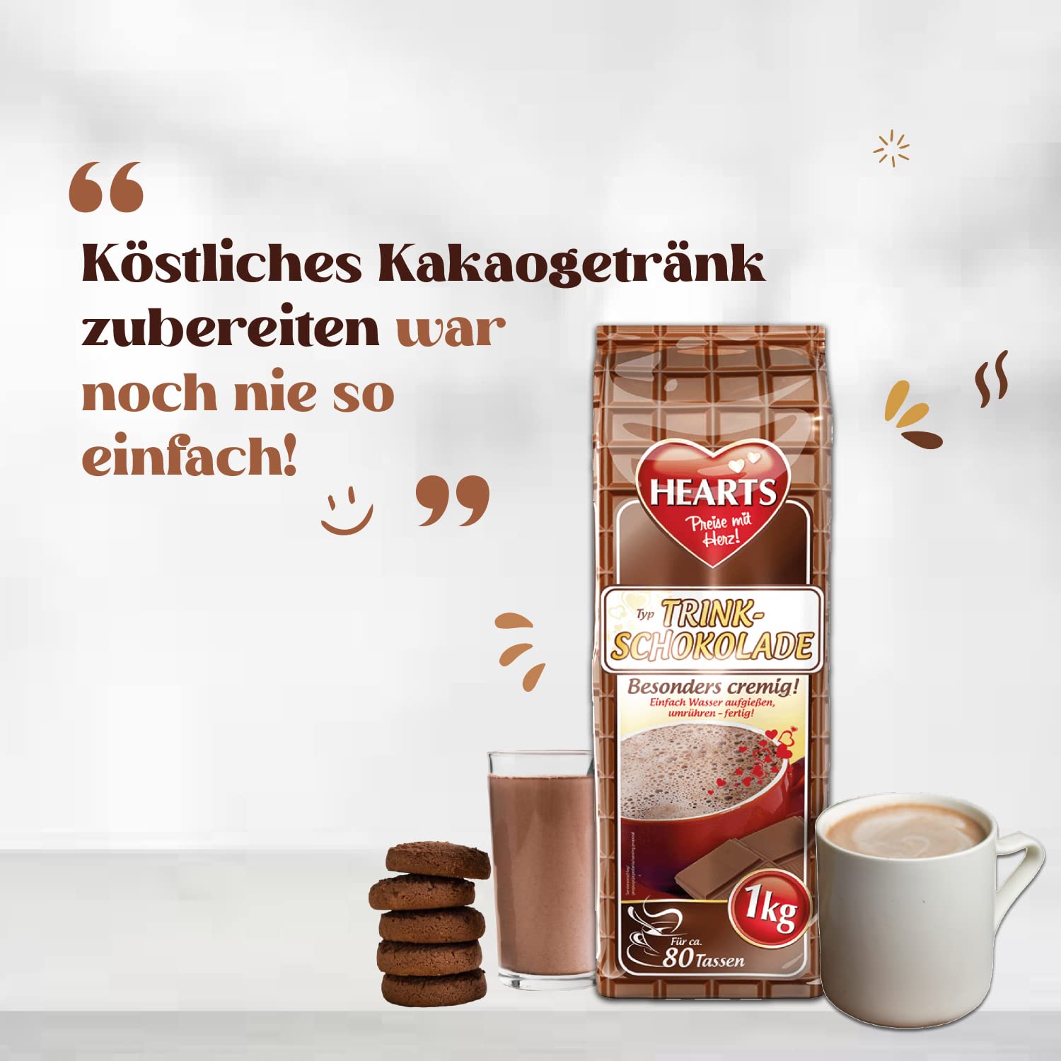 HEARTS Trinkschokolade 1kg