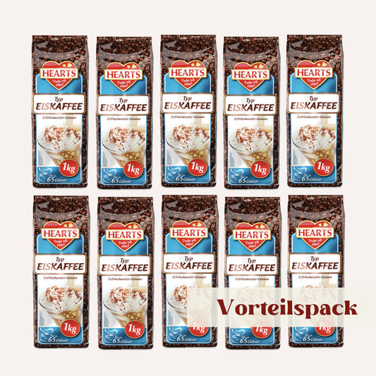 HEARTS Eiskaffee 10 x 1kg