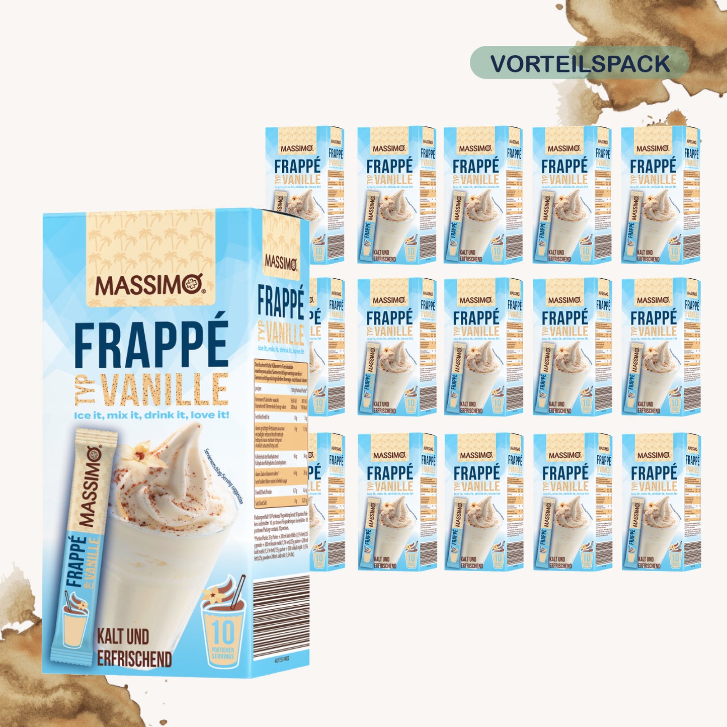 MASSIMO Frappé Vanille 16 x 250g