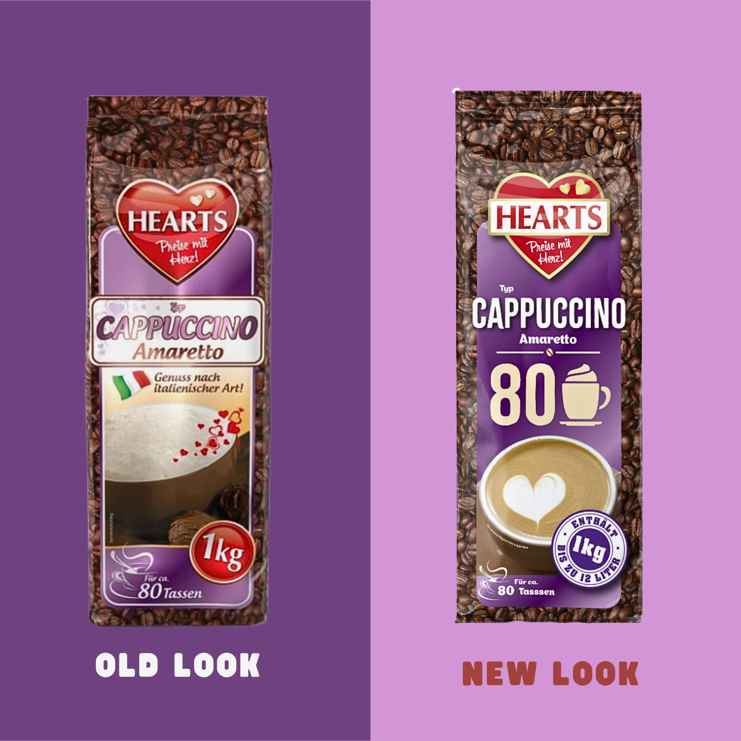 HEARTS Cappuccino Amaretto 1kg
