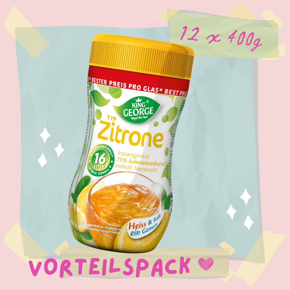 KING GEORGE Zitrone 12 x 400g (16L)