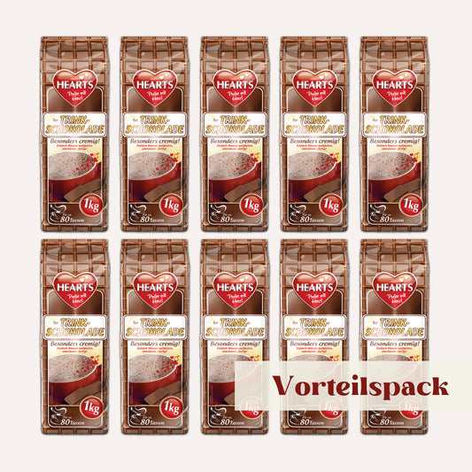 HEARTS Trinkschokolade 10 x 1kg