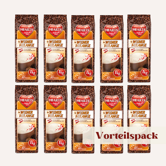 HEARTS Cappuccino Wiener Melange 10 x 1kg