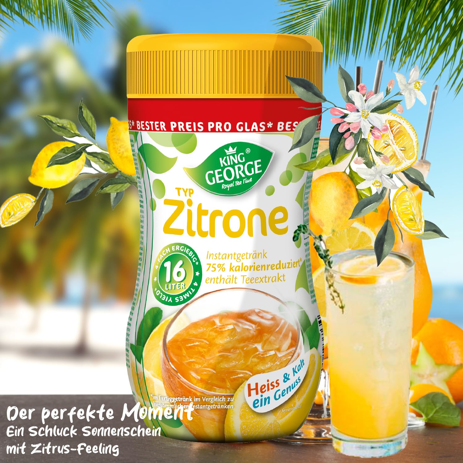 KING GEORGE Zitrone 12 x 400g (16L)